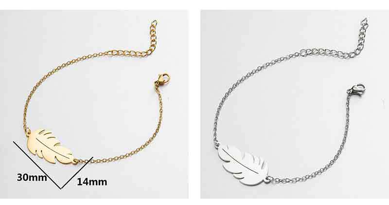 201 Stainless Steel Chain Material PVD Coated 18K Gold Real Gold Plated Tree Coconut Tree 201 Stainless Steel Simple Style Waterproof Non Tarnish 201 Stainless Steel Bracelets