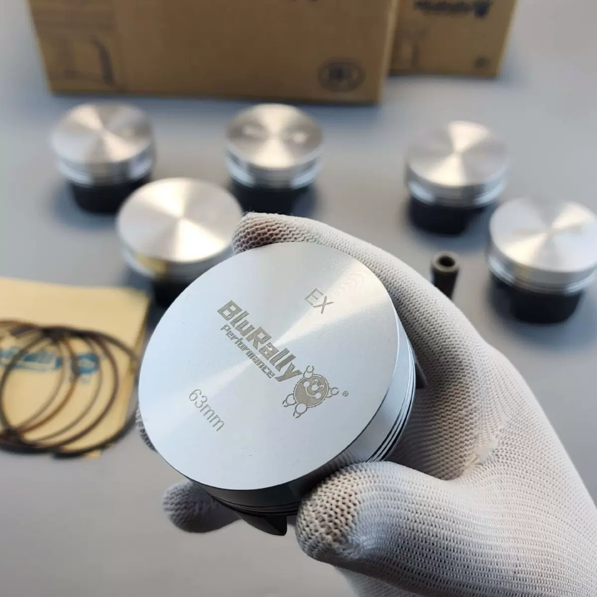 摩托车锻造活塞直径57-63 毫米14MM DLC活塞销平头头高压缩比活塞