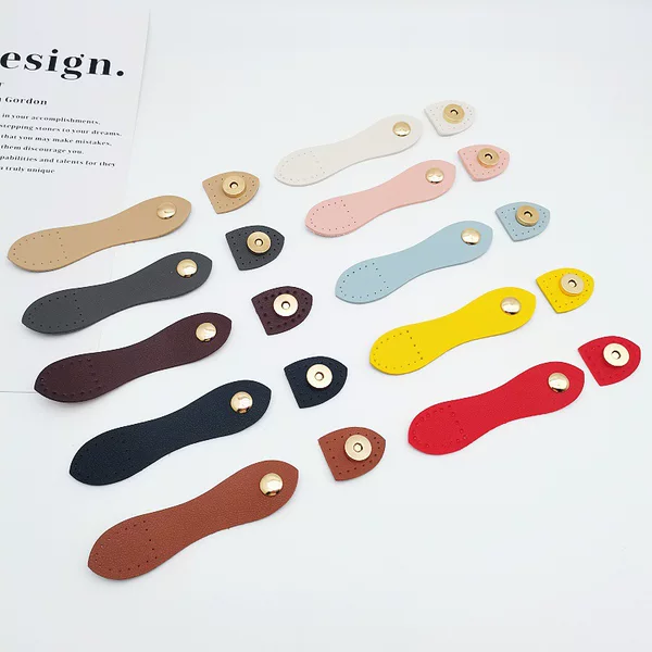 Multicolor Magnetic Cucurbit Buckle Diy All-Match Simple Stitching Leather Snap Buckle Bag Hardware Accessories in stock