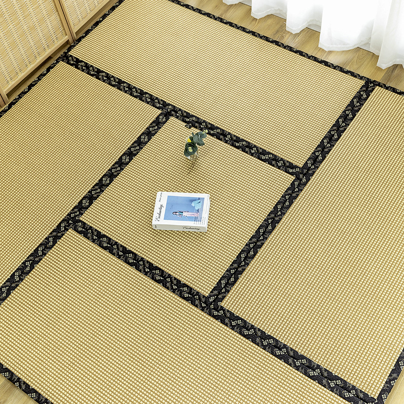 Factory Direct Sales Tatami Mat Coconut Palm Mat Pure Jute Stepping Rice Bay Window Mat Heated Natural Grass Mat Futon