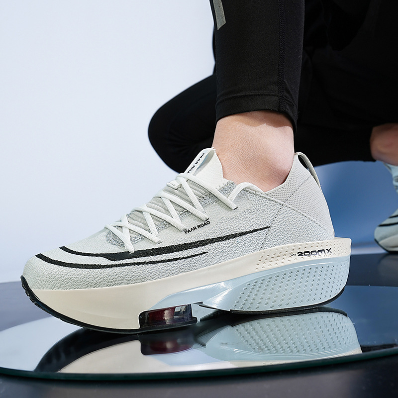 Cross-border de gran tamaño MD cojín de aire pareja carreras maratón volador red zapatos para correr zapatos deportivos casuales para hombres zapatos para correr mujeres