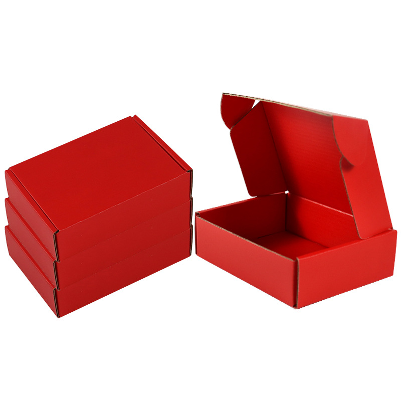 Caja de avión Rosa caja de embalaje de papel de joyería de tamaño pequeño al por mayor extra duro desgaste armadura ropa caja de aviones en stock caja de color