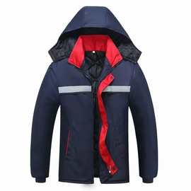 冬季工作服劳保棉服防寒保暖加长加厚工地干活棉袄劳保服上衣工装