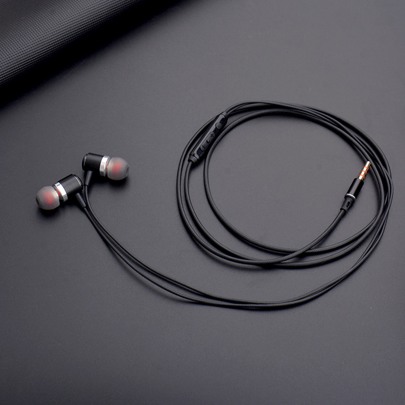 In-ear Copper Ring Speaker Full Metal Subwoofer Music Android Smart Control Calling Earbuds Wired Headphones