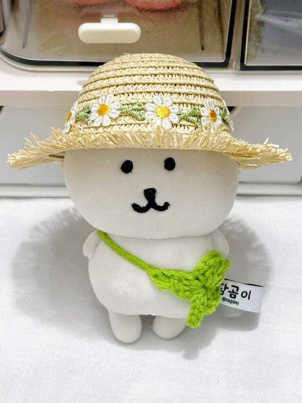 13厘米自嘲熊衣服围兜10cm棉花娃娃眼镜可爱换装雪王毛绒玩具娃衣|undefined