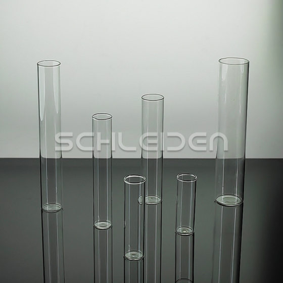 Glass test tube flat bottom test tube diameter 12/13/15/18/20/25/30mm can be processed