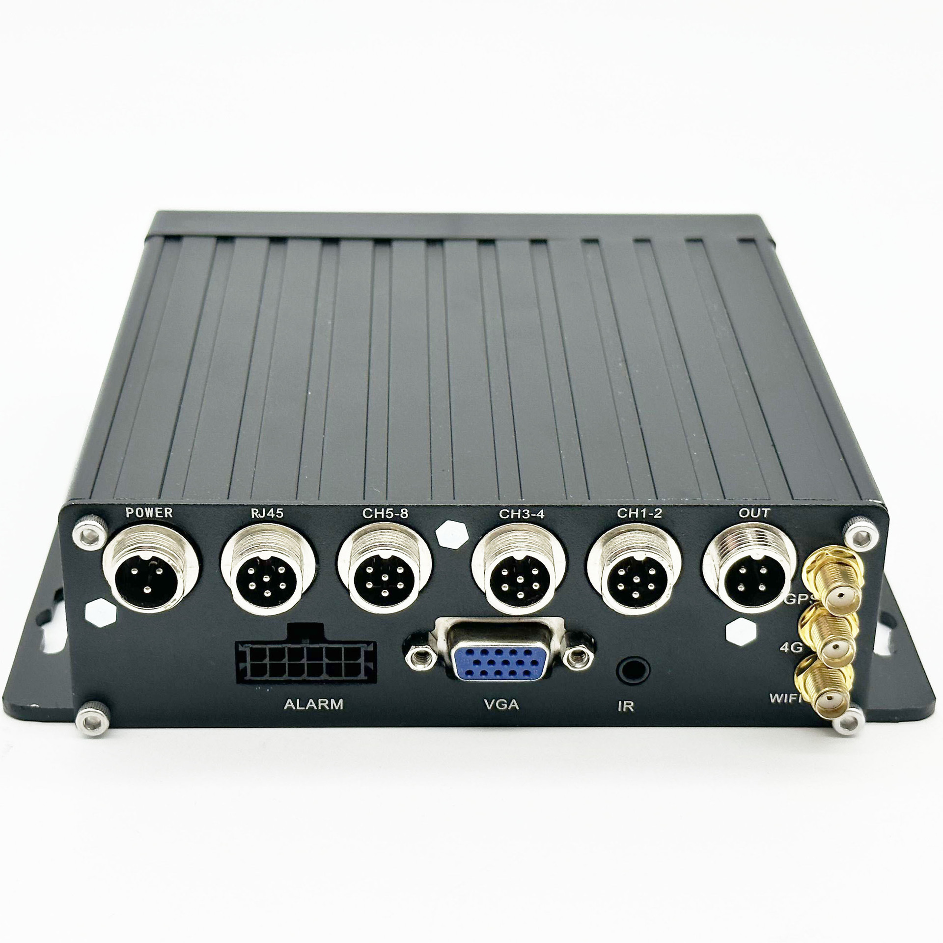 锋莱MDVR车载硬盘录像机 双SD卡256硬盘存储1080P数字信号录像机