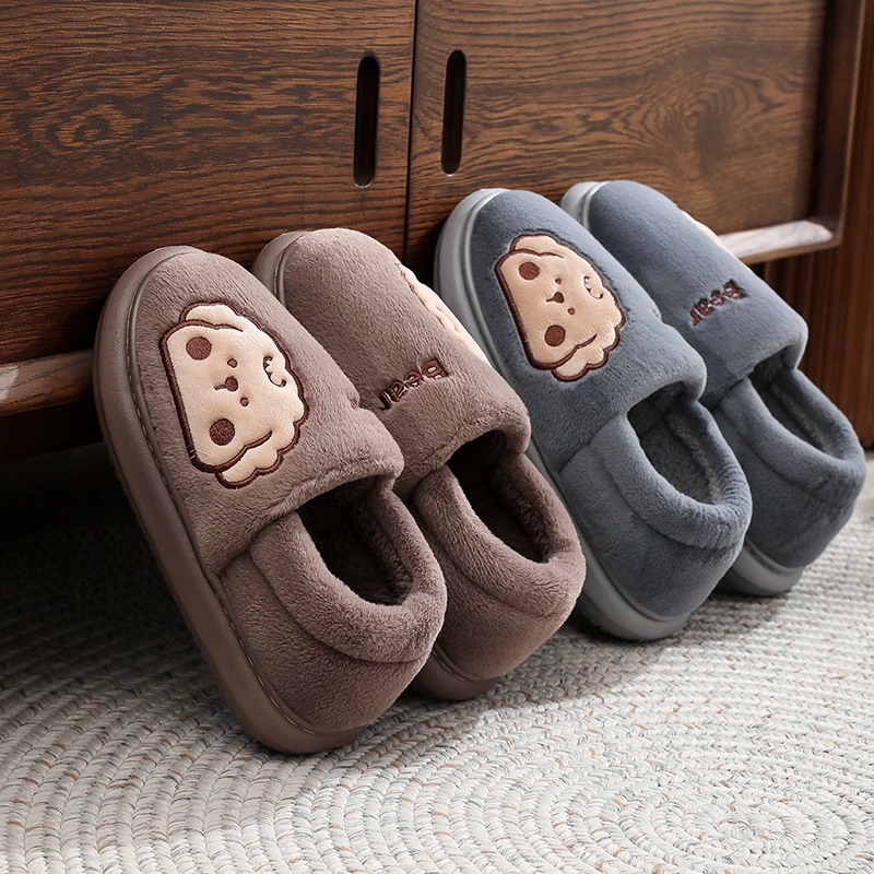 Хлопковая обувь мужская зимняя домашняя обувь родитель-ребенок легкая утолщение детские хлопковые тапочки плюшевые теплые сумки и хлопковые сапоги