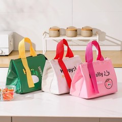 韓国弁当袋、断熱ハンドバッグ、サラリーマン食事袋、クリエイティブカードバッグ、学生弁当袋、大容量バッグ