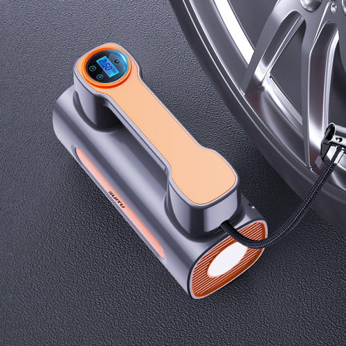 Car tire inflator, small car portable electric car tire inflator 12V, air pump tire inflator
