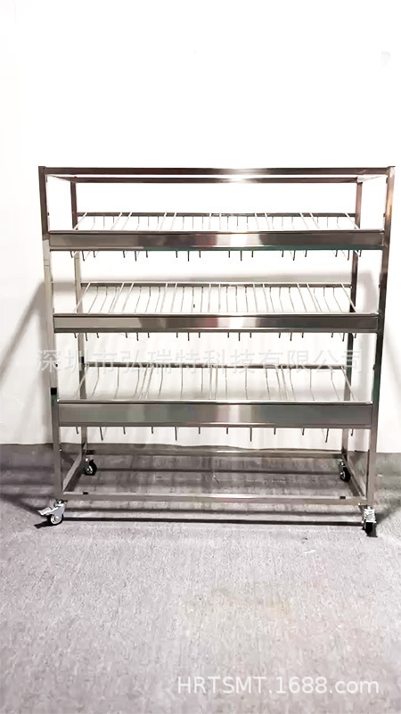 SMD first-in-first-out material storage rack material Tray storage car stainless steel material Tray storage car factory direct sales