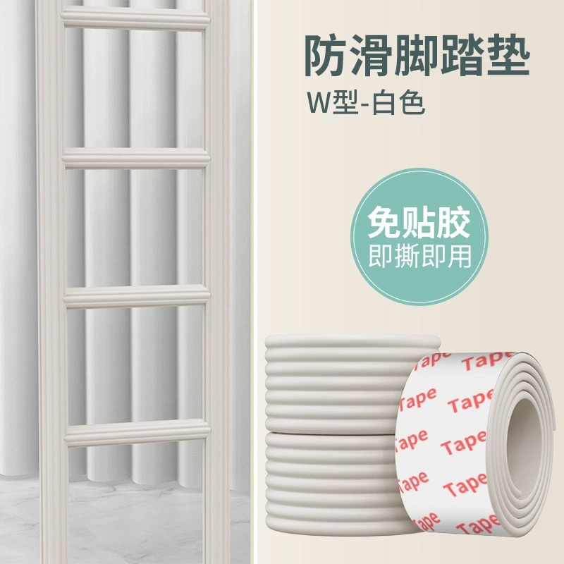 Anti-collision strip upgrade-W type white (2 meters package)