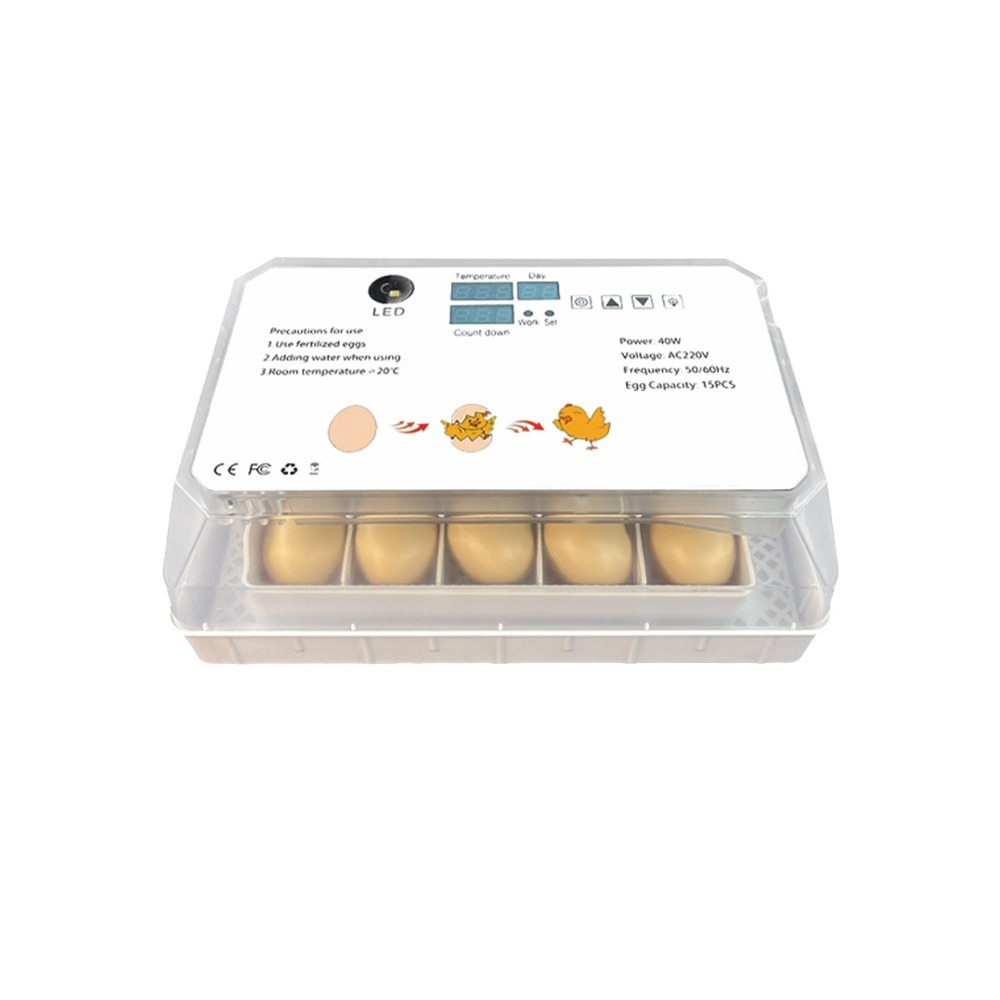 Nuevo Producto 15 incubadora automática pollo pato ganso rutina pollo automático alimentación agua incubadora fábrica al por mayor