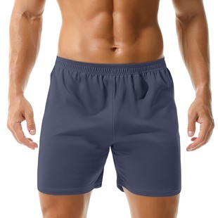 Solid Color Imitation Cotton Fabric Design 2024 Hot-Selling 3D Printed Men's Loose Breathable Shorts Vacation Pants