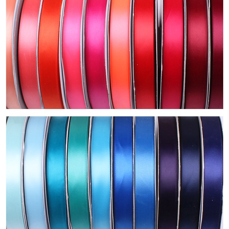 Cinta de poliéster de una sola cara cinta de embalaje de bricolaje Cinta de regalo caja de dulces ramo boda cinta festiva atado mesa y silla cinta