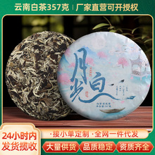 一件代发 月光白茶饼357克云南古树白茶茶叶自己喝老白茶批发定制