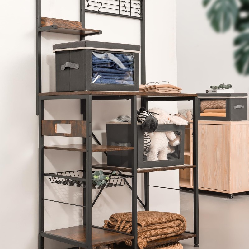 Collapsible Fabric Storage Box For Home Organisation And Closet_voghion.com