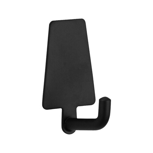 Cross-border 304 stainless steel coat hooks, multi-style self-adhesive hooks, black hooks, punch-free coat hooks, metal coat hooks