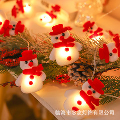 国境を越えた新しいLEDクリスマス雪だるま灯串布芸ヘラジカクリスマスツリー祝日部屋装飾ledカラーランプペンダント