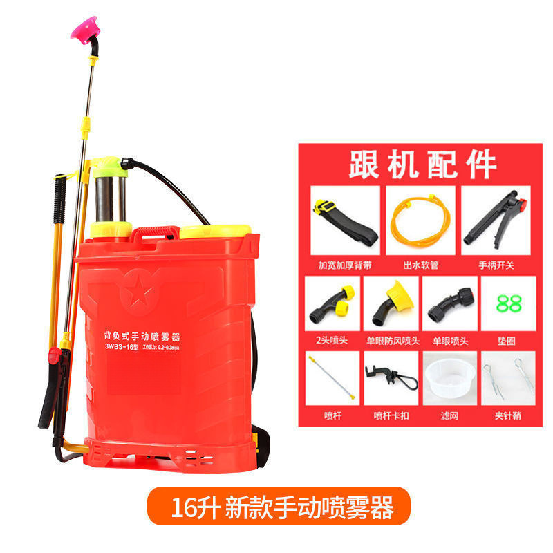 Pulverizador manual de mochila agrícola pulverizador de alta presión de mano pulverizador pequeño de mano desinfección y prevención de epidemias