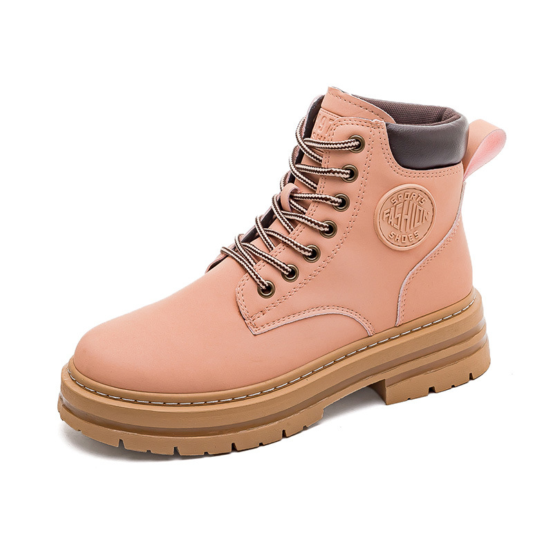 Fábrica directa pareja hombres y mujeres botas Martin otoño y invierno nuevas botas de motocicleta retro botas de moda B801