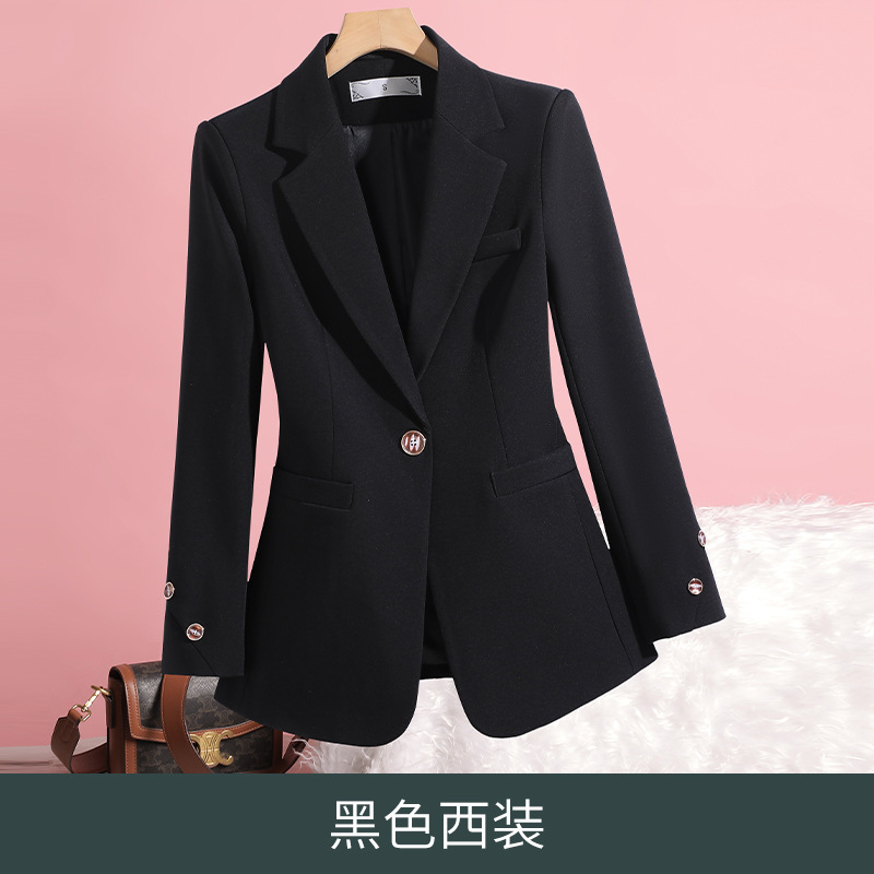 小西装外套女2025春秋新款职业气质高级感上衣小个子短款女士西服|undefined