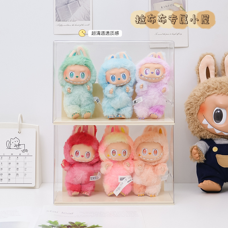 Labubu Vinyl 3.0 Display Box Blind Box Storage Display Stand Labubu Doll Pendant Acrylic Display Cabinet