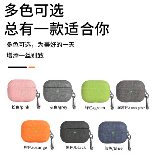 Suitable for Apple Airpods4 Headphone Cover New Cloth Pattern Anti-Fall Headphone Case Spot Wholesale AirPods