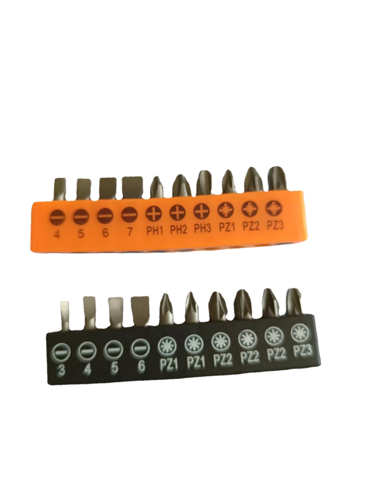 铬钒钢6.35批头10PC套筒螺丝刀锂电钻起子头组配件十字米加厚耐用