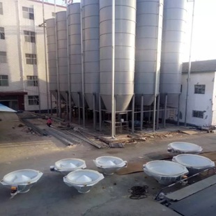 Vibrating bin bottom unloader flour Bran tank granary lime cement feed plant powder particle mixture tank