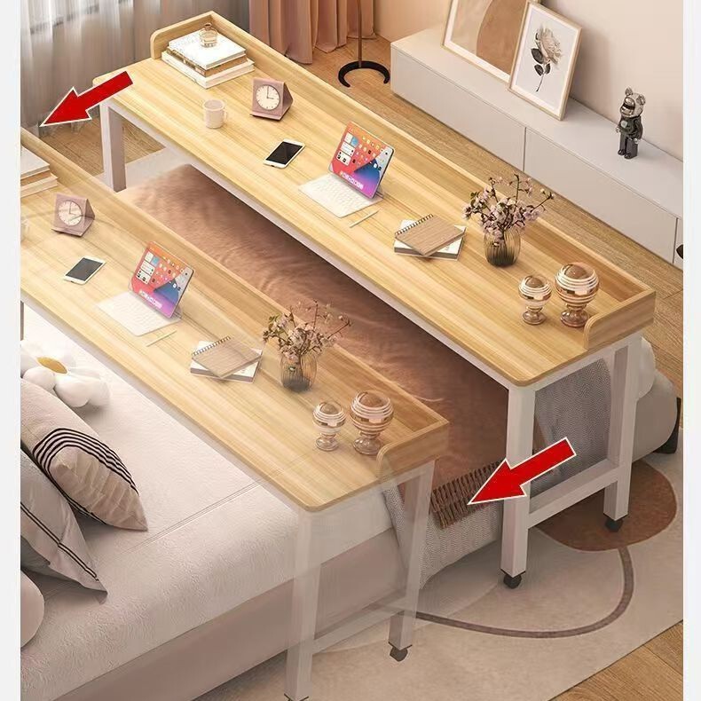 Bedside Table for Rental Housing, Movable Computer Desk for Bedroom, Simple Multifunctional Bed Desk, Lazy Person's Home Study Desk Bedside Table for Rental Housing, Movable Computer Desk for Bedroom, Simple Multifunctional Bed Desk, Lazy Person's Home Study Desk