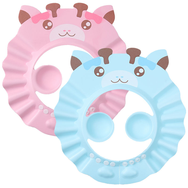 만화-귀 보호 기능이있는 (베이비 블루 + 산호 핑크)