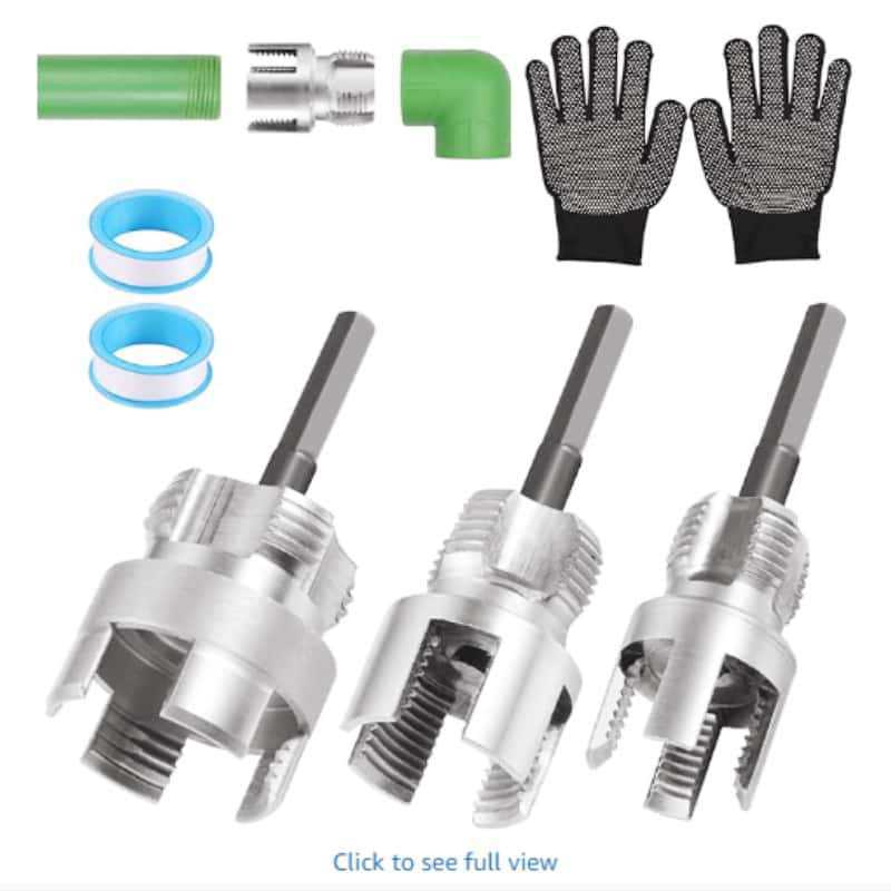 Nuevo tubo de agua PPR filamento interno y filamento externo en un conjunto de filamento 4 minutos 6 minutos 1 pulgada tubo de agua PPR rosca grifo