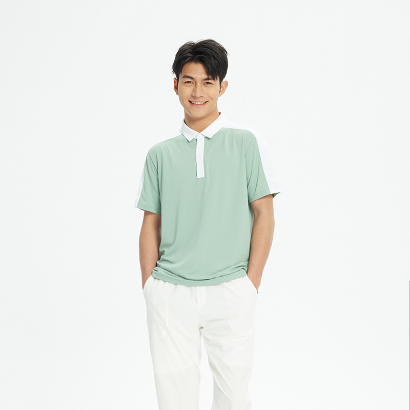 Ropa de secado rápido para hombres y mujeres al aire libre ocio deportes solapa camisa de manga corta Camisa de polo moda Tenis Golf ropa de entrenamiento