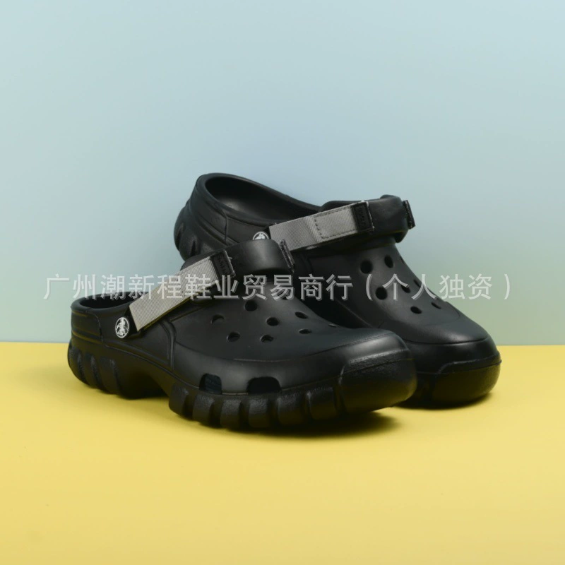 Европейские Crocs Croors, летняя обувь с толстой подошвой, мужская повседневная обувь outdoor Croger