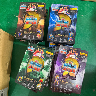 正版授权2025-26 Topps 欧冠Match Attax 大铁盒球星卡周边收藏卡-阿里巴巴