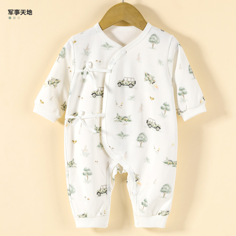 未熟児クラスA服Sサイズ春ベビージャンプスーツ春秋モンク服ベビーホーム純綿ハーレム春|undefined