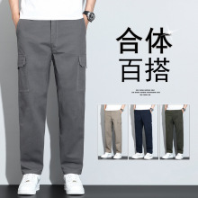 长裤男工装裤子大码男棉休闲裤宽松休闲男款男式新款直筒长裤男士