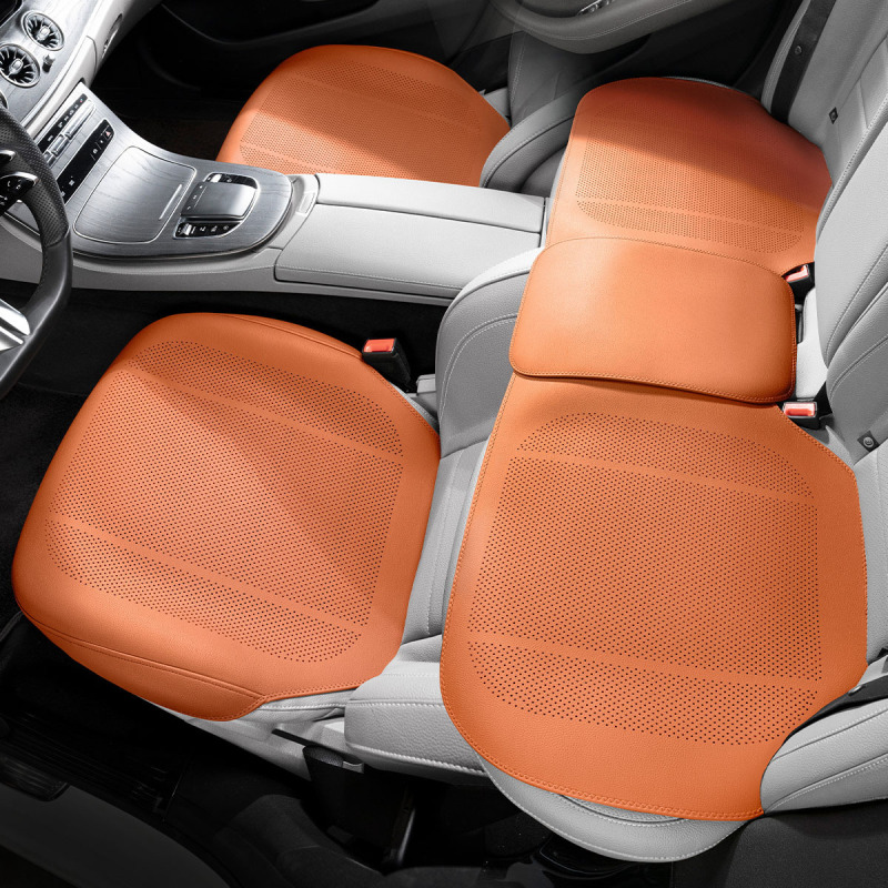 夏に適した超薄型カーシートクッション Xiaomi Tesla 通気性のある単一ピースシートカバーメルセデスベンツカーシートクッションクーラー|undefined