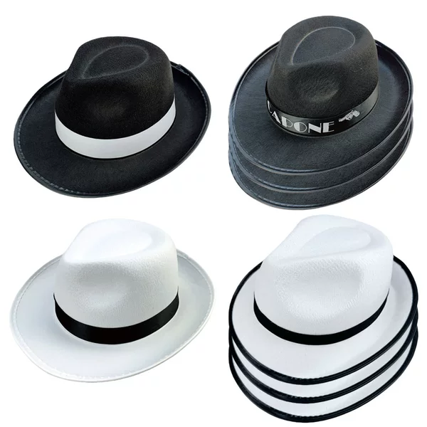 Manufacturer Wholesale Small Top Hats, Large-Brimmed Hats, Black Leather Strap Oktoberfest Hats, Felt Hats in Various Colors, Holiday Hats
