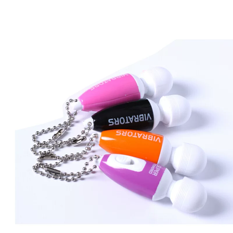 Portable Mini Massager, Keychain Vibration, Compact 18 g, 5 Color Options