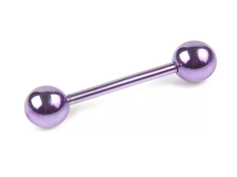Tongue Ring Colorful 8