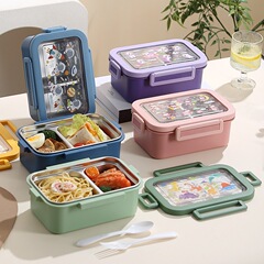 アマゾン分格弁当箱ランチボックス学生サラリーマン携帯弁当箱ステンレス保温ランチご飯食器付き