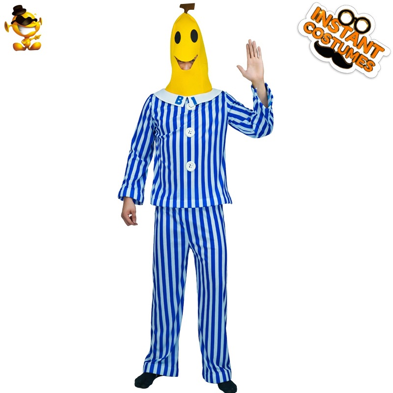 Carnaval de Halloween adulto hombres enfermos de plátano ropa de disfraces cos juego de rol ropa de rendimiento de distribución por lotes