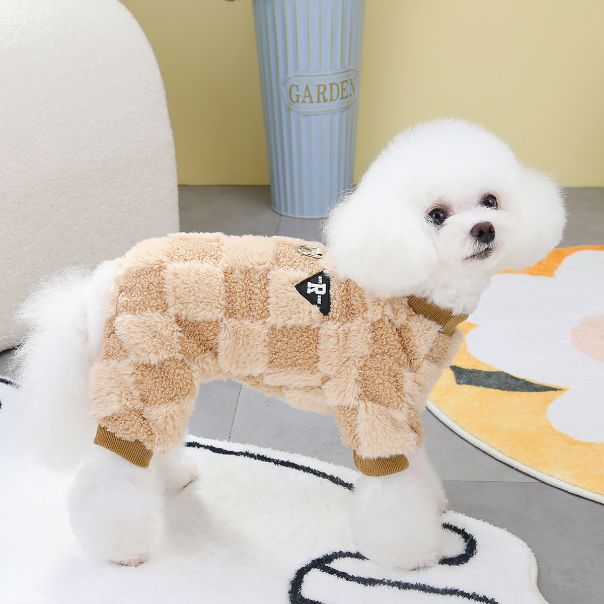 Ropa de perro mascota ropa de terciopelo de cuatro patas para mascotas ropa de perro para mascotas Otoño e Invierno nueva ropa de terciopelo de cuatro patas estándar 23R