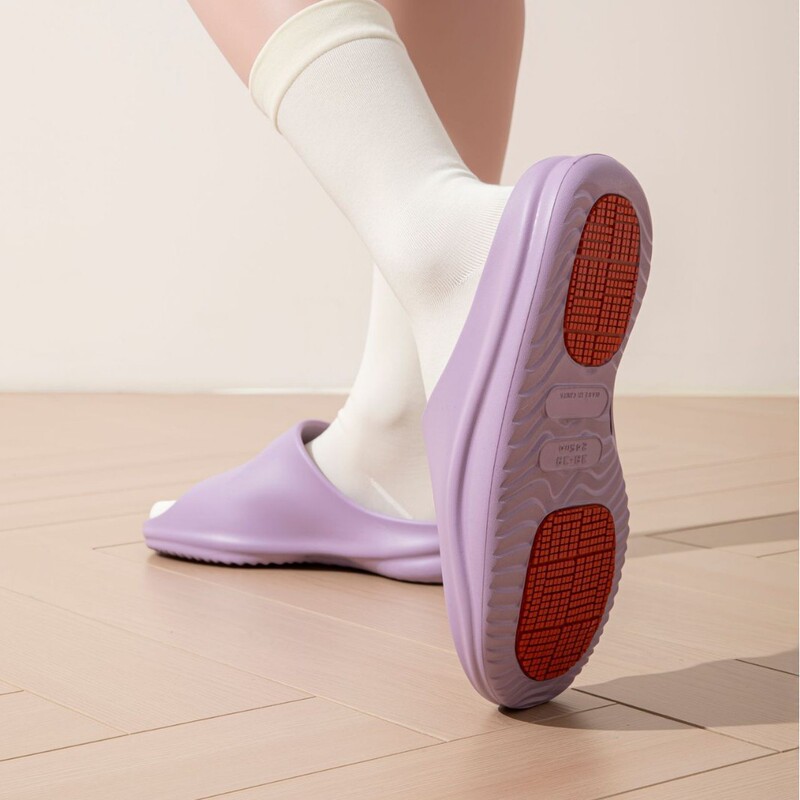 Bathroom Mop Antibacterial Anti-Slip Elderly Mop Eva Soft Bottom Indoor Solid Silent Slippers Enhanced Anti-Slip Wear-Resistant Bathing