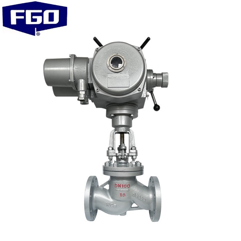 FGO 电动截止阀 铸钢法兰水/气体/油 法兰 重型截止阀 380V开关型