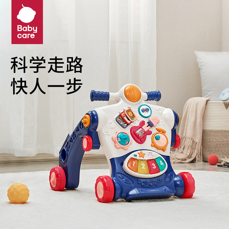 babycare multi-functional baby walker anti-O-leg baby push toddler children's music toy