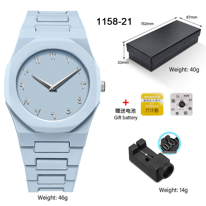 Watches for Men, High-End Waterproof Women's Watches, Popular in Southeast Asia and the Middle East, Plastic Men's Quartz Watches