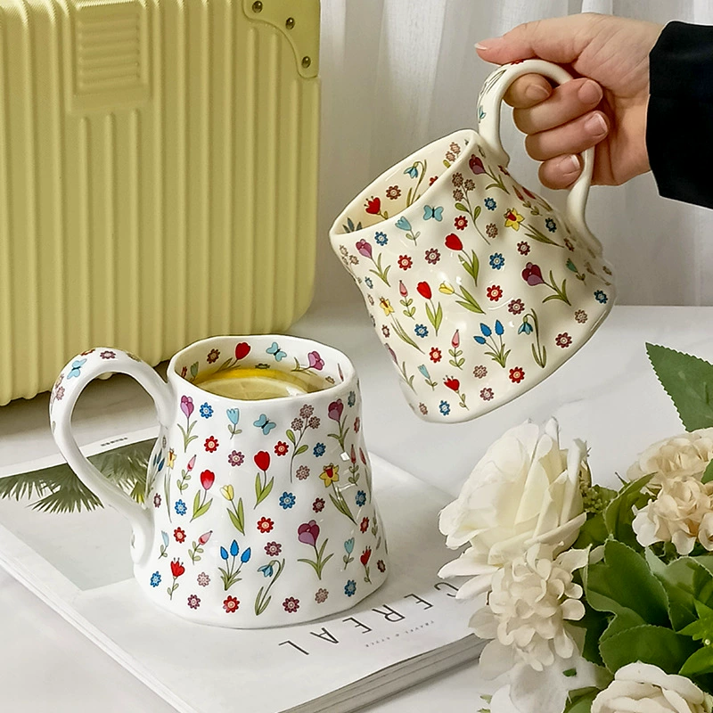 Кружка Mug, премиальная легкая керамическая чашка cartoon с большой емкостью, 400/600 мл, опция подарочной коробки